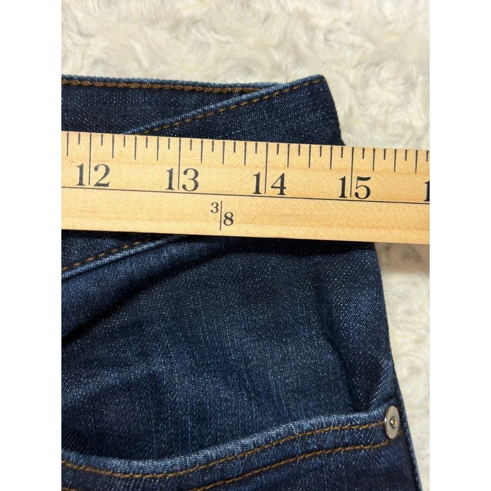 Banana Republic Mens Straight‎ Fit Dark Wash Indigo Stretch Jeans 30x32
